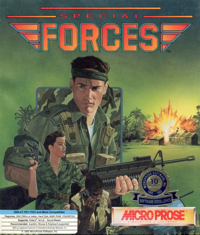 Front Cover for Special Forces (DOS) (Dual-media release)