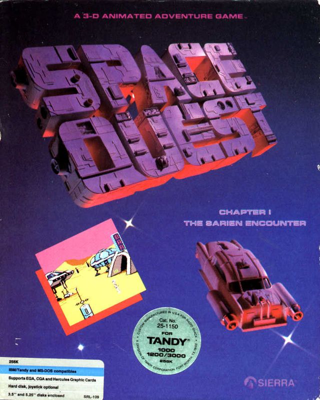 Front Cover for Space Quest: Chapter I - The Sarien Encounter (DOS)
