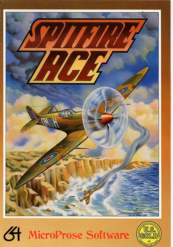 Front Cover for Spitfire Ace (Commodore 64)