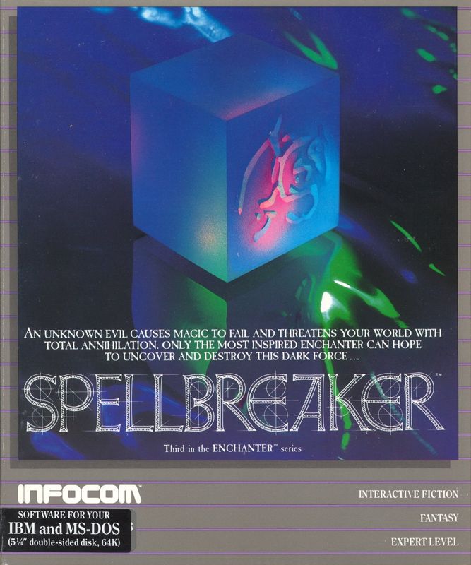 Front Cover for Spellbreaker (DOS)