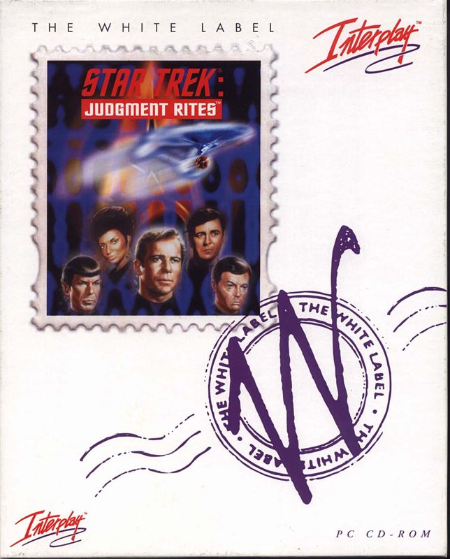 Front Cover for Star Trek: Judgment Rites (DOS) (White Label release)
