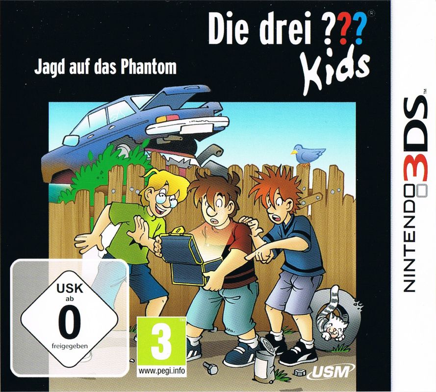 Front Cover for Die drei ??? Kids: Jagd auf das Phantom (Nintendo 3DS)