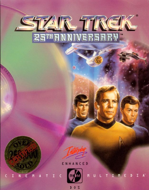Front Cover for Star Trek: 25th Anniversary (DOS) (Enhanced DOS Version)