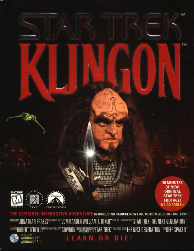 Front Cover for Star Trek: Klingon (Windows and Windows 3.x)