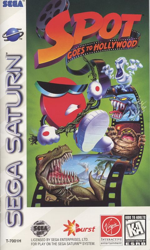 Front Cover for Spot Goes to Hollywood (SEGA Saturn)