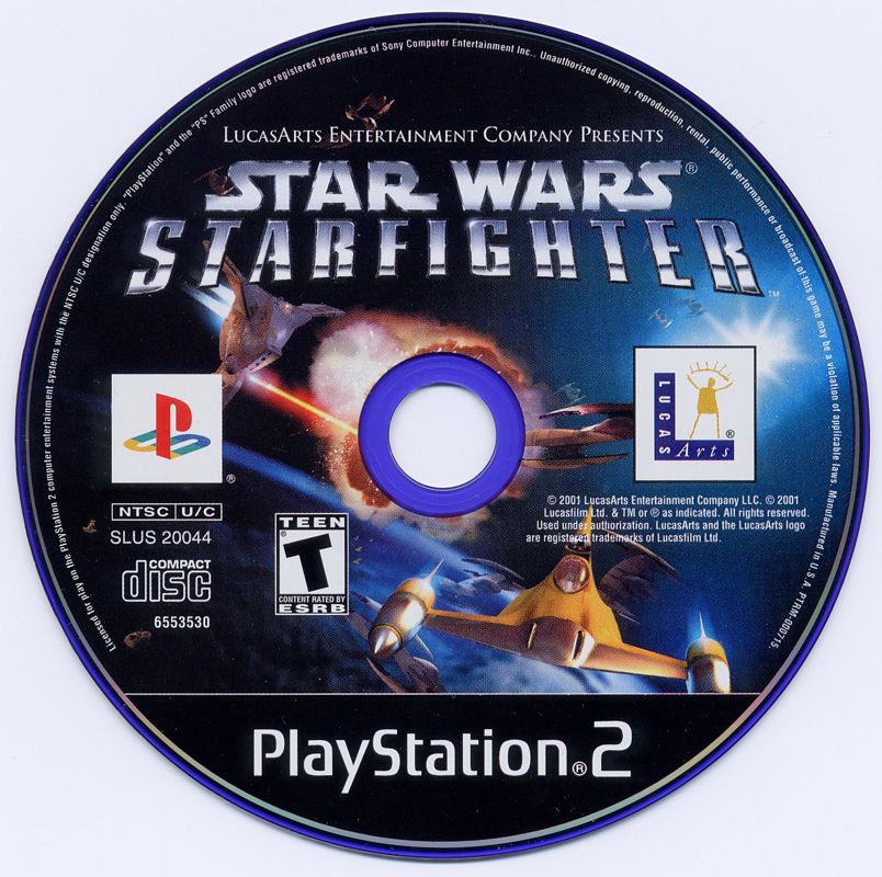 Media for Star Wars: Starfighter (PlayStation 2)