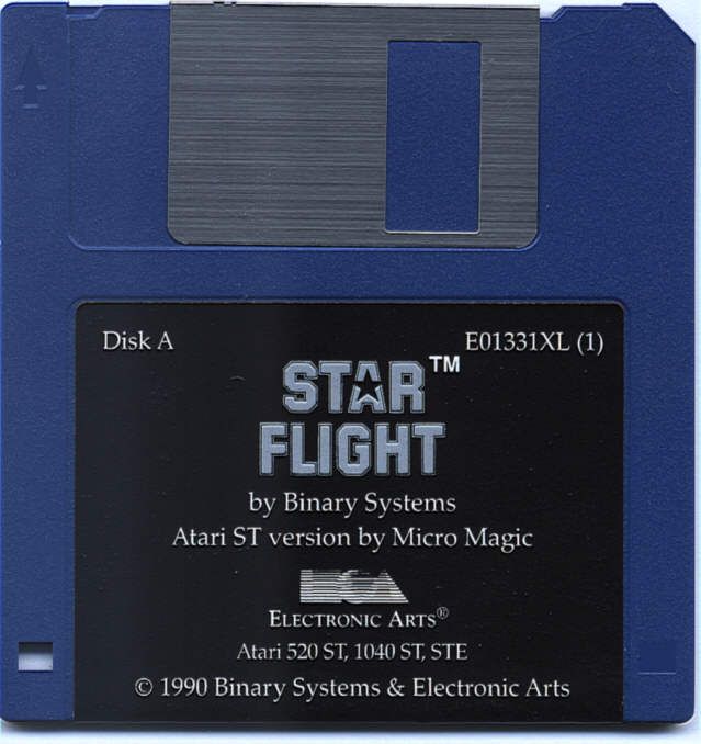 Media for Starflight (Atari ST): Disk 1/2