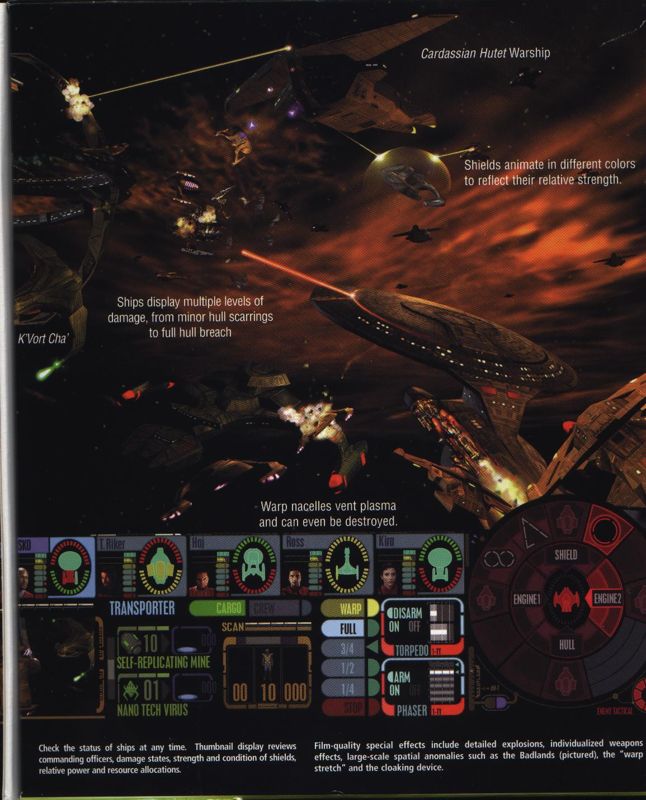 Inside Cover for Star Trek: Deep Space Nine - Dominion Wars (Windows): Right Flap