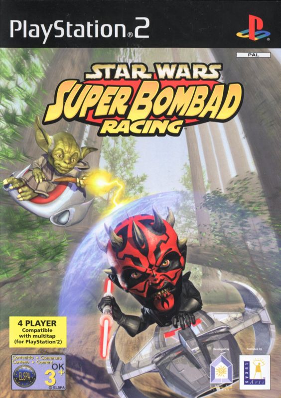 Front Cover for Star Wars: Super Bombad Racing (PlayStation 2)