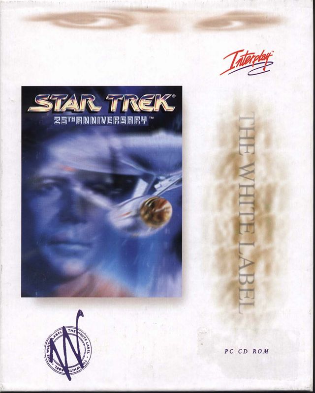 Front Cover for Star Trek: 25th Anniversary (DOS) (White Label - Enhanced Version)