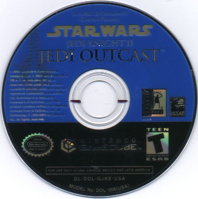 Media for Star Wars: Jedi Knight II - Jedi Outcast (GameCube)