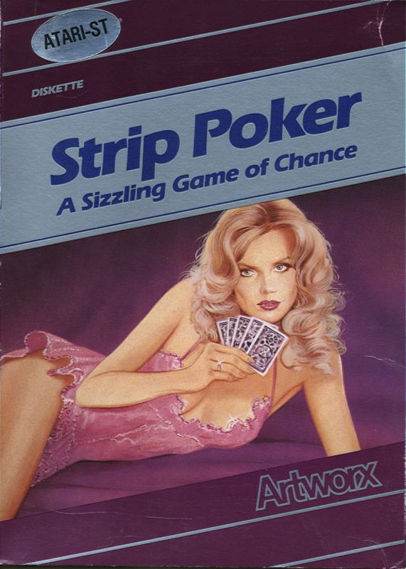 Front Cover for Strip Poker: A Sizzling Game of Chance (Atari ST)