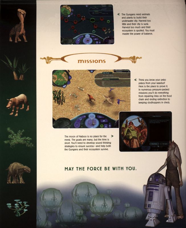 Inside Cover for Star Wars: Episode I - The Gungan Frontier (Windows): Right Flap