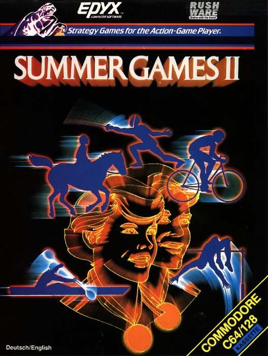 Front Cover for Summer Games II (Commodore 64)