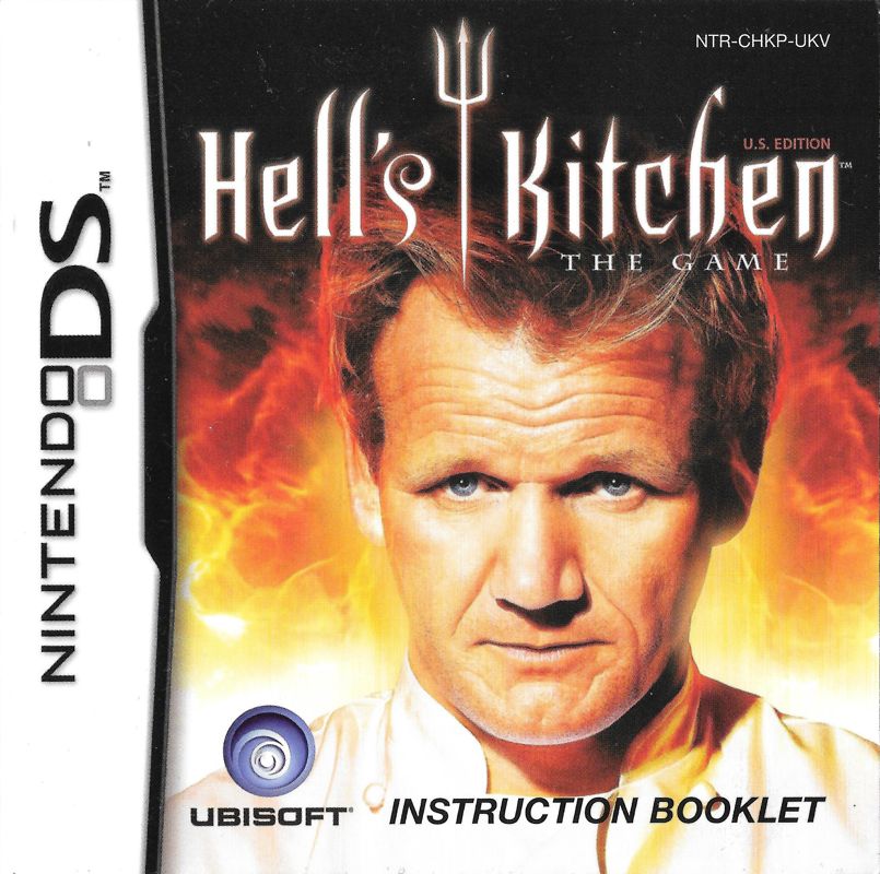 Manual for Hell's Kitchen: The Game (Nintendo DS): Front
