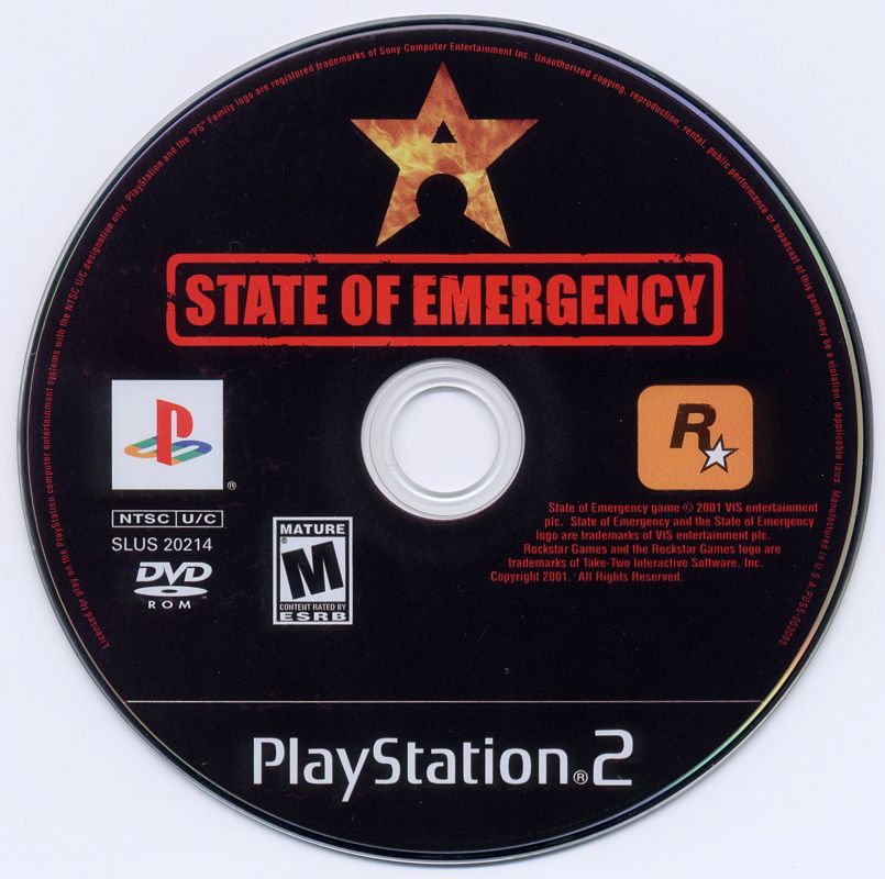 Media for State of Emergency (PlayStation 2)