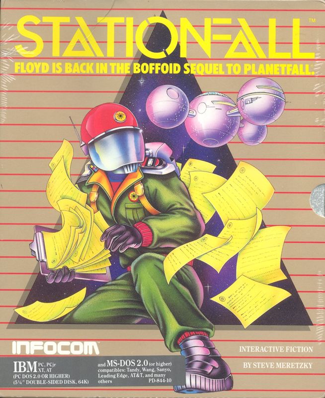 Front Cover for Stationfall (DOS)