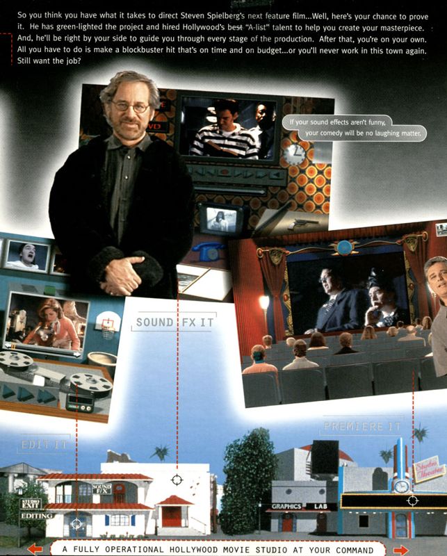 Inside Cover for Steven Spielberg's Director's Chair (Windows and Windows 3.x): Right Flap