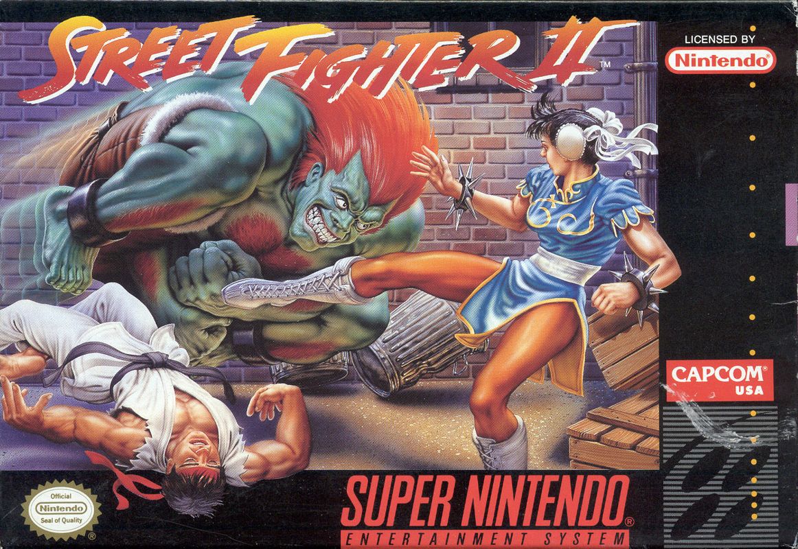 Front Cover for Street Fighter II (SNES)