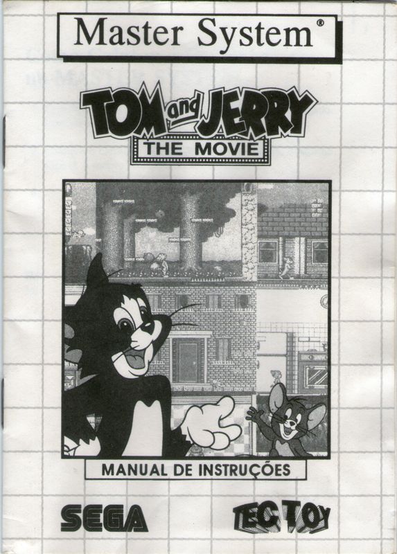 Manual for Tom and Jerry: The Movie (SEGA Master System): Front