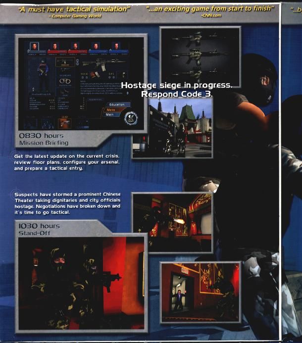 Inside Cover for SWAT 3: Tactical Game of the Year Edition (Windows)
