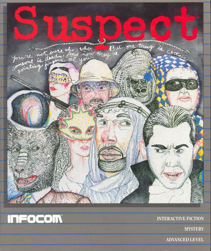 Front Cover for Suspect (DOS)