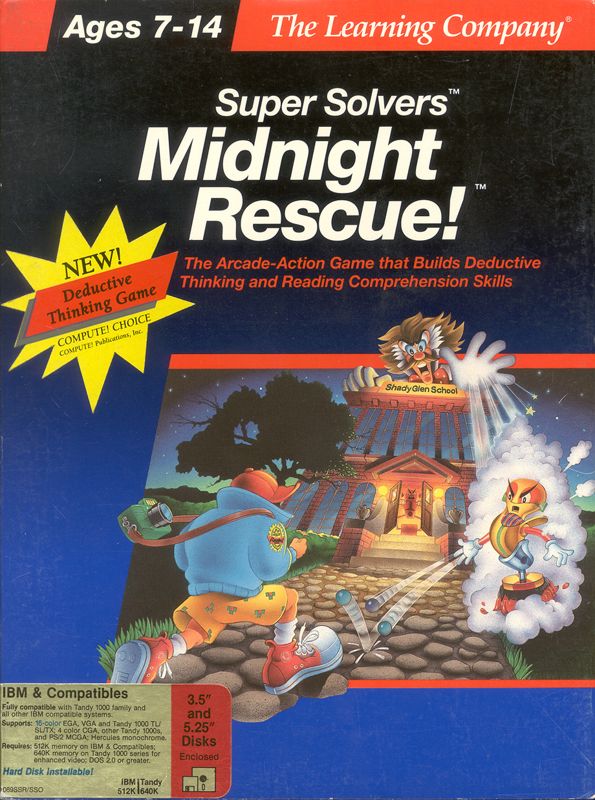 Front Cover for Super Solvers: Midnight Rescue! (DOS)