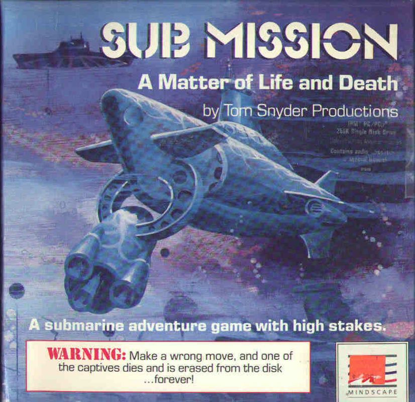 Front Cover for Sub Mission (PC Booter)