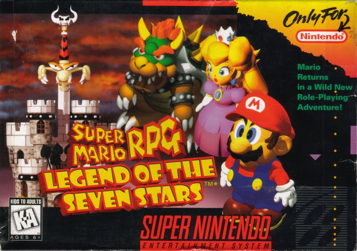Front Cover for Super Mario RPG: Legend of the Seven Stars (SNES)