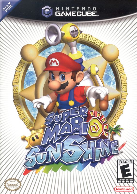 Super Mario Sunshine Box Covers MobyGames