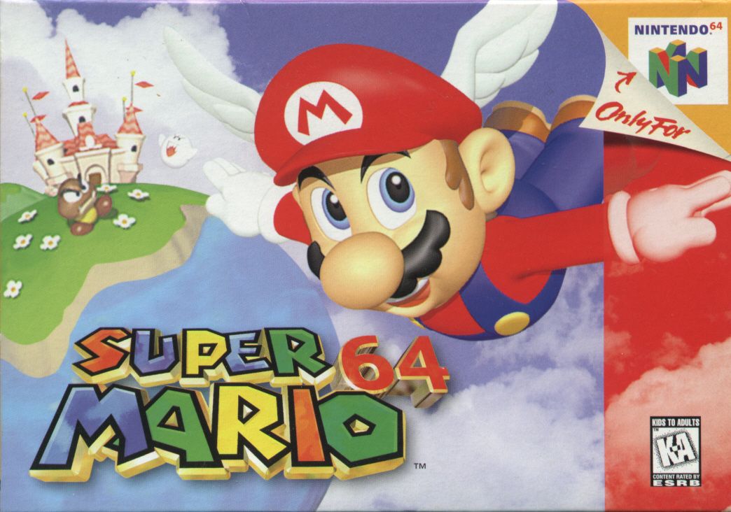 Front Cover for Super Mario 64 (Nintendo 64)