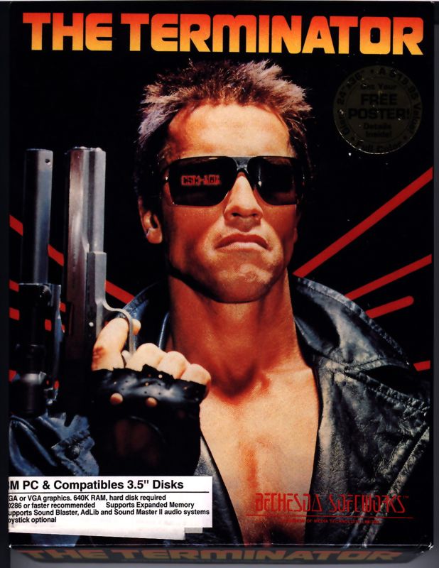 Front Cover for The Terminator (DOS) (3.5" Floppy release)