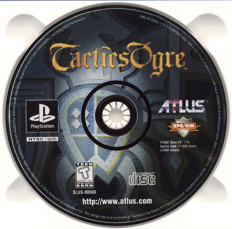 Media for Tactics Ogre (PlayStation)