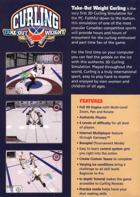 Back Cover for Take-out Weight Curling (Windows)