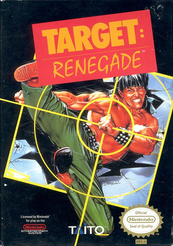 Front Cover for Target: Renegade (NES)