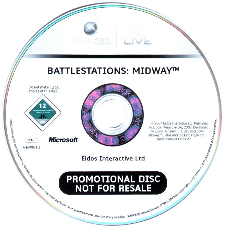 Media for Battlestations: Midway (Xbox 360) (Promotional copy)