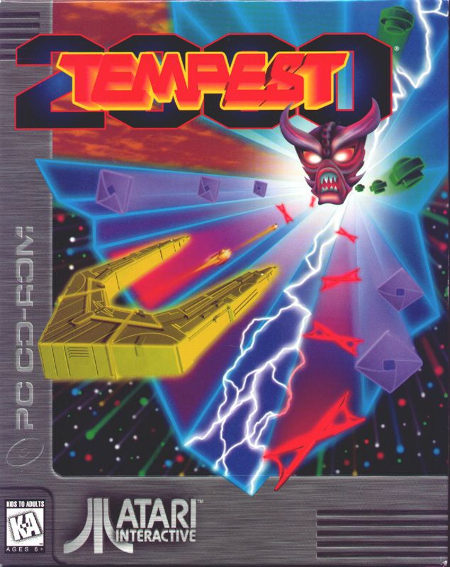 Front Cover for Tempest 2000 (DOS and Windows) (Atari Interactive release)