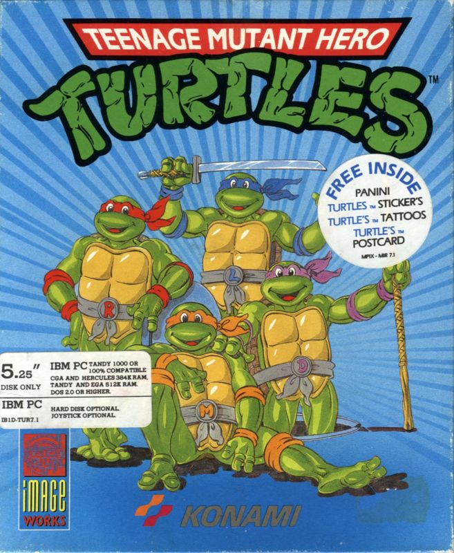 Front Cover for Teenage Mutant Ninja Turtles (DOS)