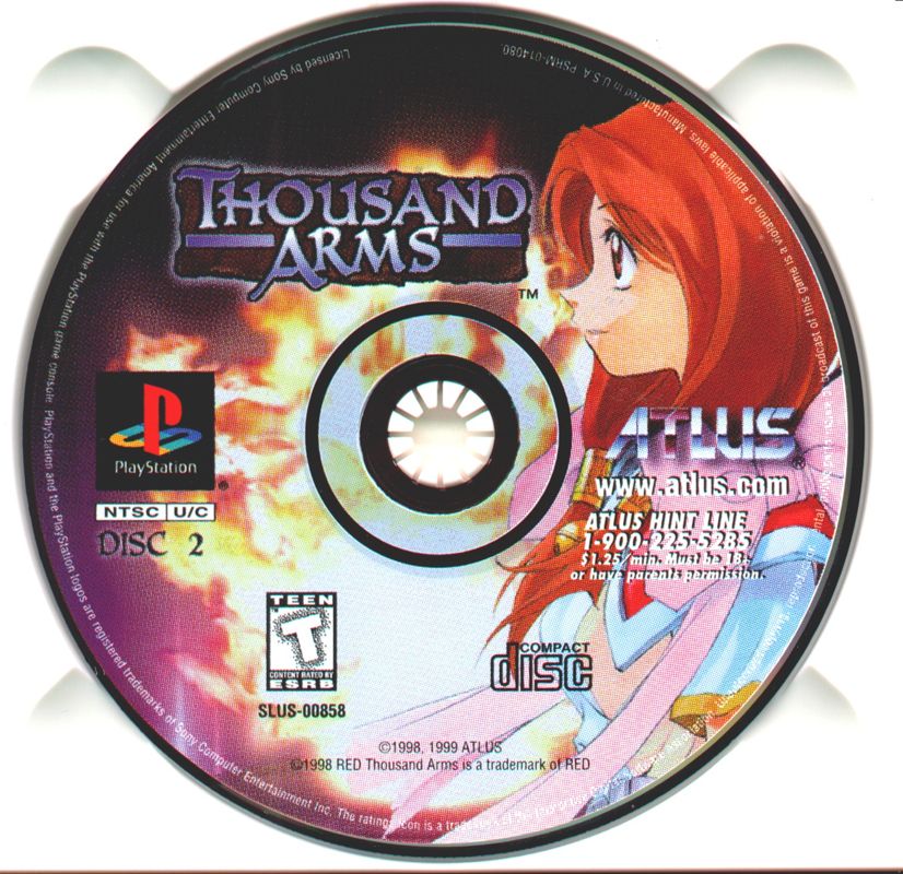 Media for Thousand Arms (PlayStation): Disc 2