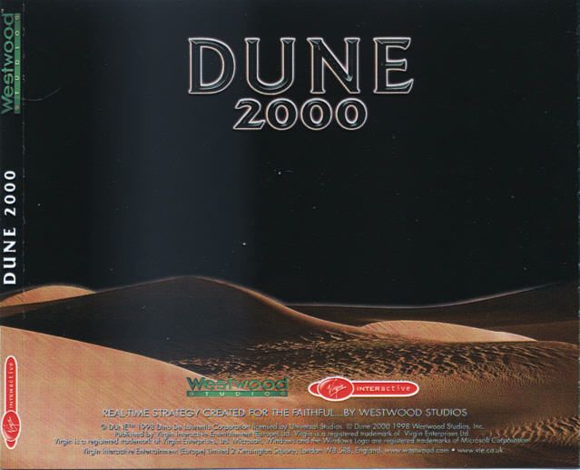 Dune 2000 cover or packaging material MobyGames