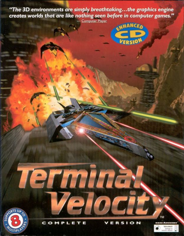 Terminal Velocity cover or packaging material MobyGames