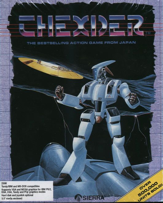 Front Cover for Thexder (DOS) (3.5" disk release)