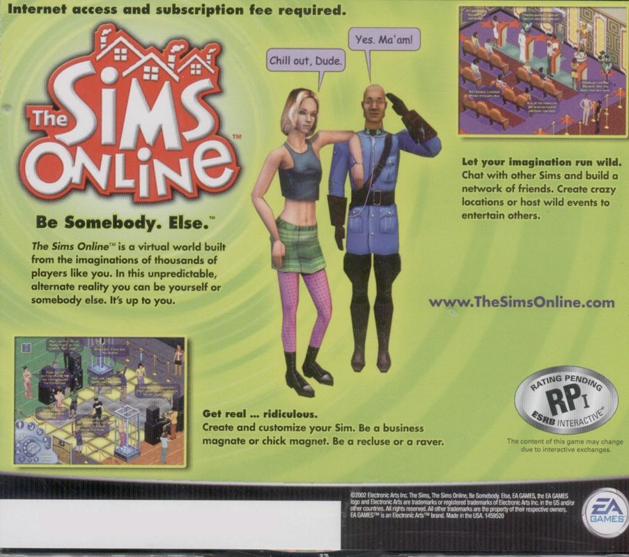 Other for The Sims: Unleashed (Windows): Jewel Case - Back