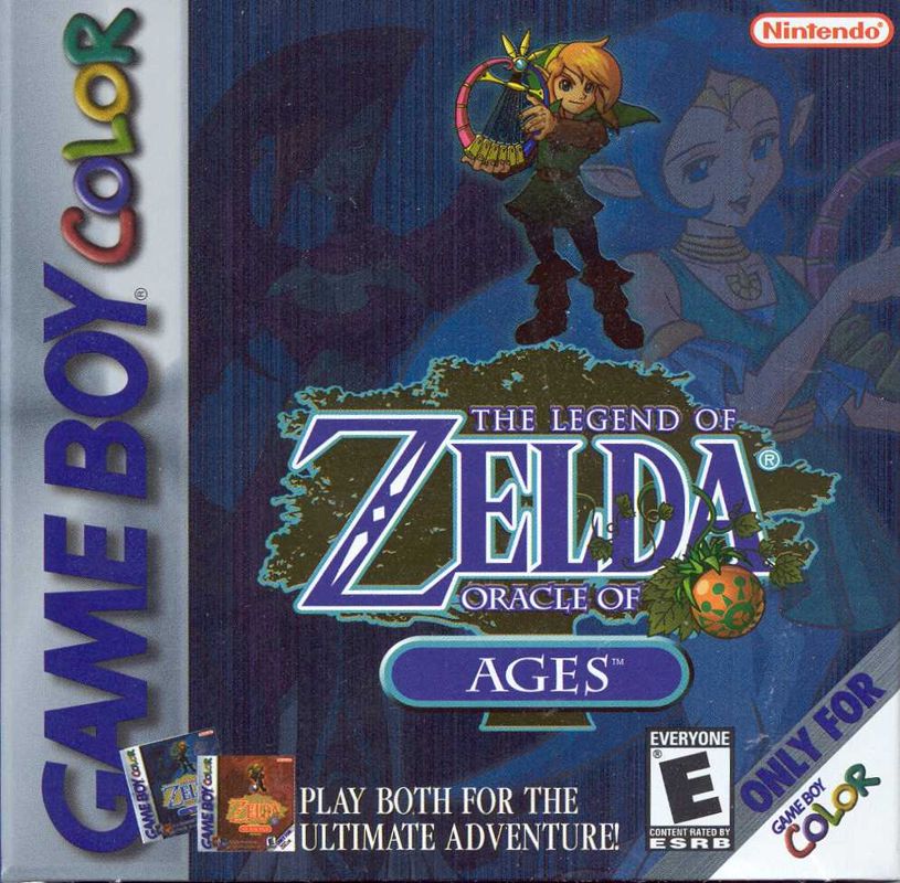 Front Cover for The Legend of Zelda: Oracle of Ages (Game Boy Color)