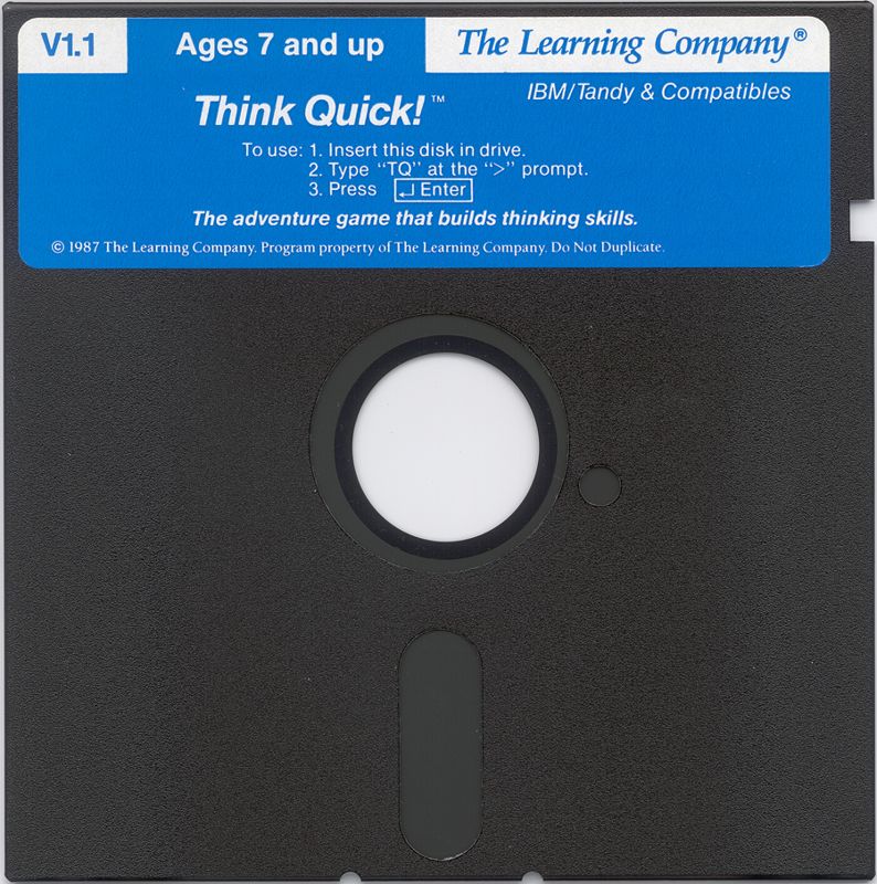 Think Quick! cover or packaging material MobyGames