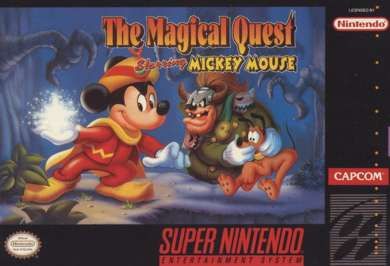 Front Cover for The Magical Quest Starring Mickey Mouse (SNES)