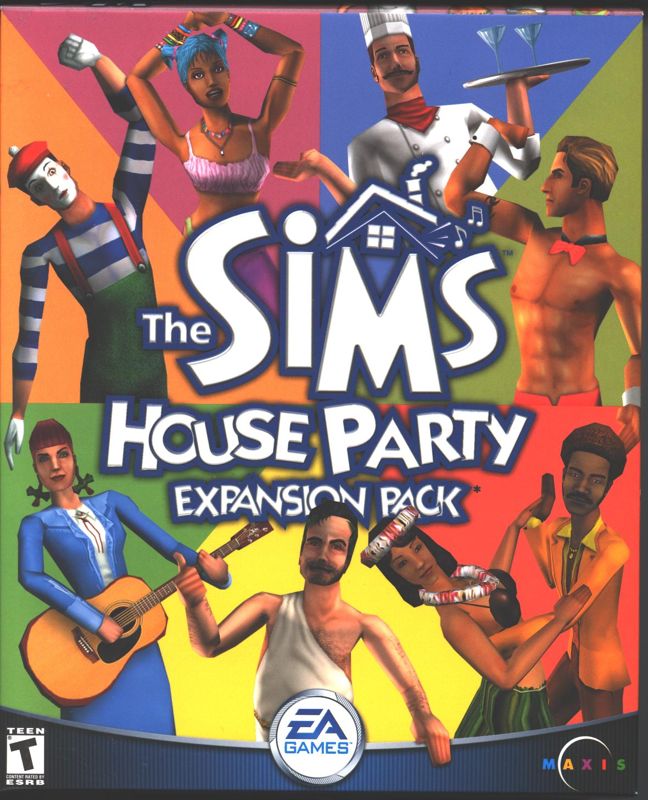 Front Cover for The Sims: House Party (Windows)