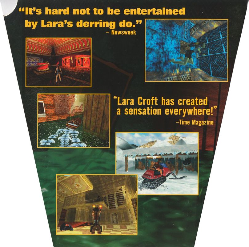 Inside Cover for Tomb Raider II (Windows): Upper Flap