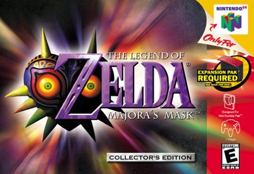 Front Cover for The Legend of Zelda: Majora's Mask (Nintendo 64) (Collectors Edition)