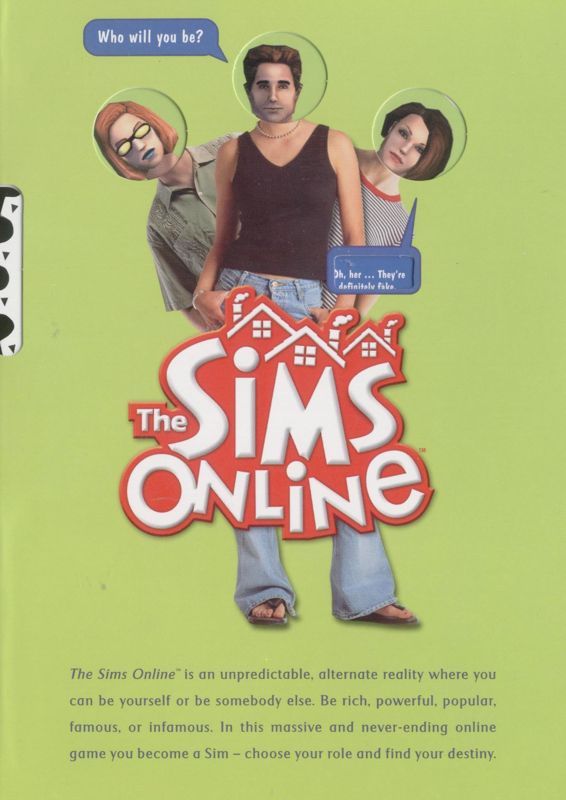 Inside Cover for The Sims Online (Windows): Left Flap